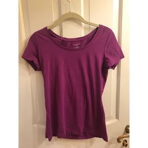 Magenta classic short sleeve shirt